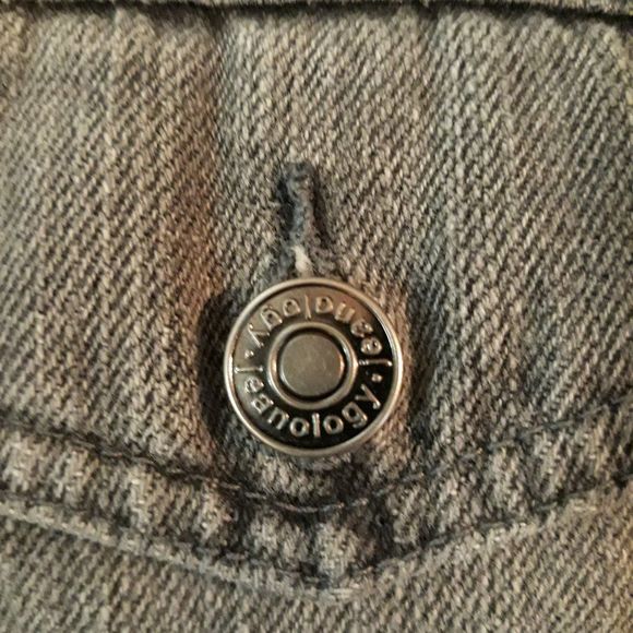 Jeanology Cropped Denim Jacket Size 18 ~ (Gray) By METRO STYLE - Picture 4 of 5